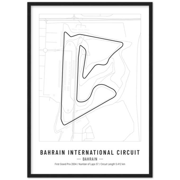 Bahrain International Circuit Poster - Bahrain Grand Prix