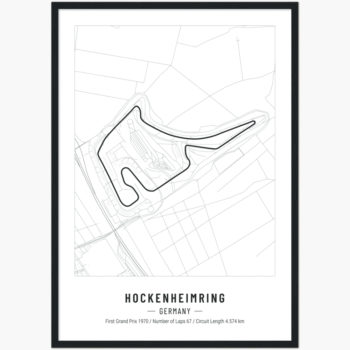 Hockenheimring Circuit Poster